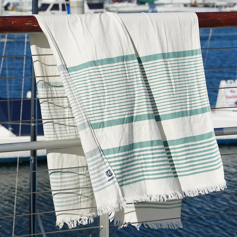 Load image into Gallery viewer, Shoreline - Turkish Beach Towel