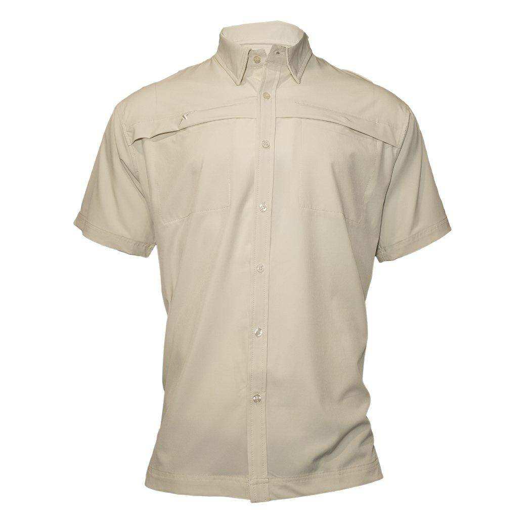 Short Sleeve Solid Lifestyle Button Down w/ REPEL-X - Skoutley Outdoors LLC