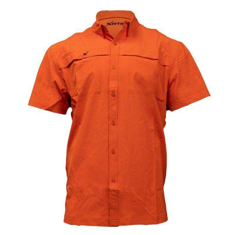Short Sleeve Solid Lifestyle Button Down w/ REPEL-X - Skoutley Outdoors LLC