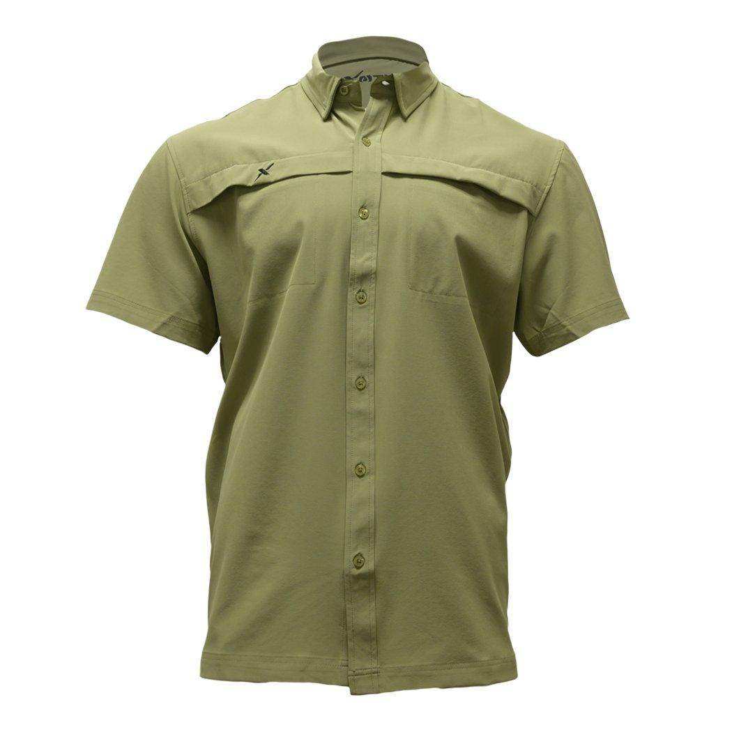 Short Sleeve Solid Lifestyle Button Down w/ REPEL-X - Skoutley Outdoors LLC