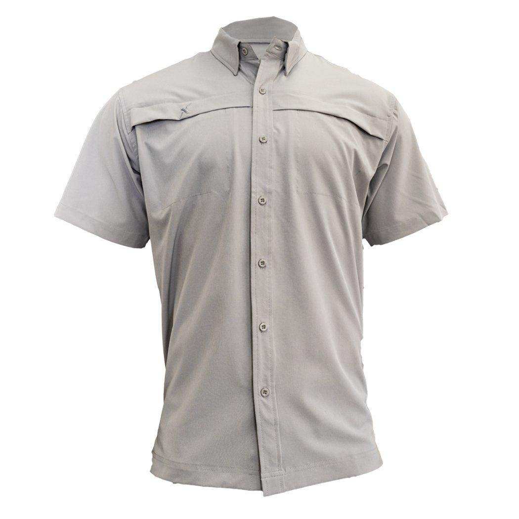 Short Sleeve Solid Lifestyle Button Down w/ REPEL-X - Skoutley Outdoors LLC