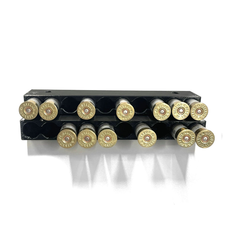 Load image into Gallery viewer, Angled Shotgun Shell Wall Storage Rack