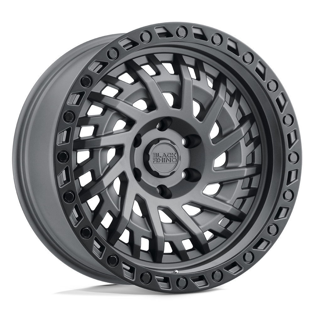 Black Rhino Hard Alloys Shredder Matte Gunmetal W/ Black Ring