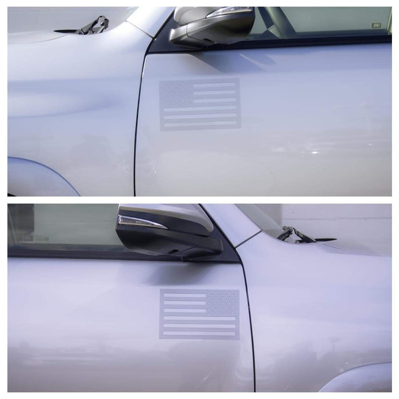 Load image into Gallery viewer, American Flag Magnets - Metallic Grey