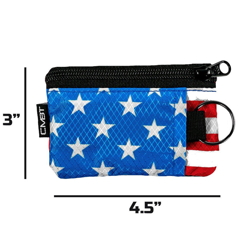 Load image into Gallery viewer, Double Zip Pocket Ripstop Wallet