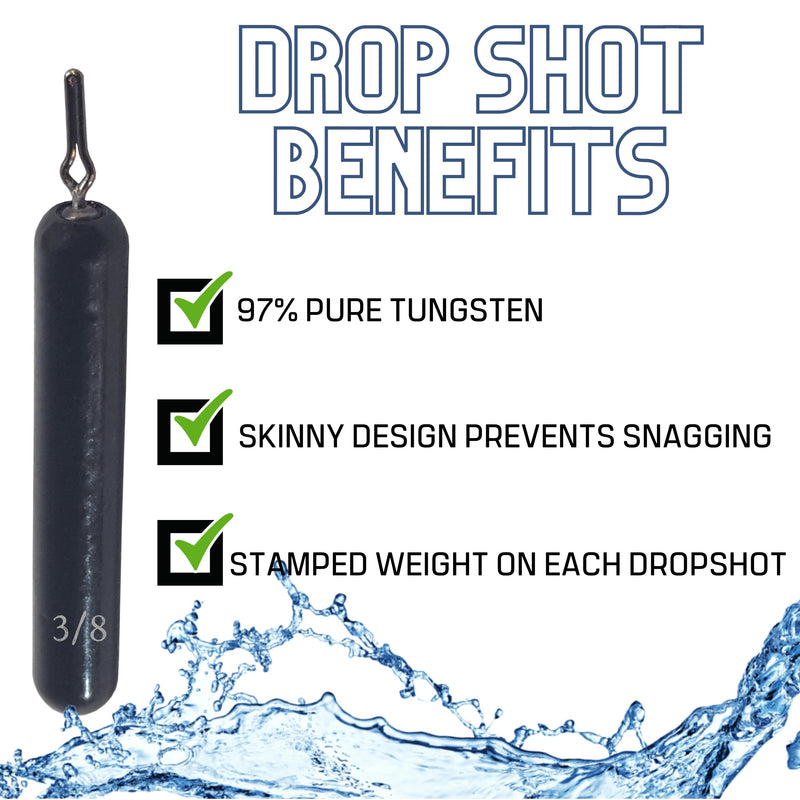 Load image into Gallery viewer, Reaction Tackle Tungsten Drop Shot Weights