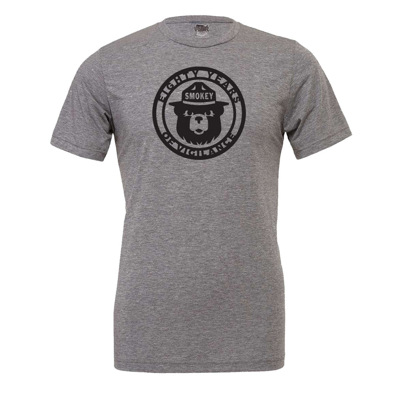 Load image into Gallery viewer, Smokey Bear 80 Years of Vigilance Crewneck Tee