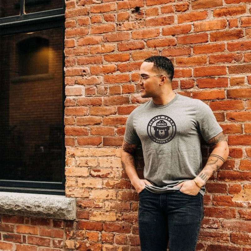 Load image into Gallery viewer, Smokey Bear 80 Years of Vigilance Crewneck Tee
