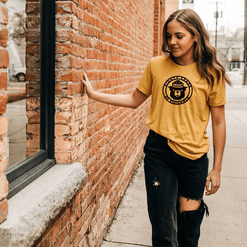 Load image into Gallery viewer, Smokey Bear 80 Years Women's Crewneck Tee