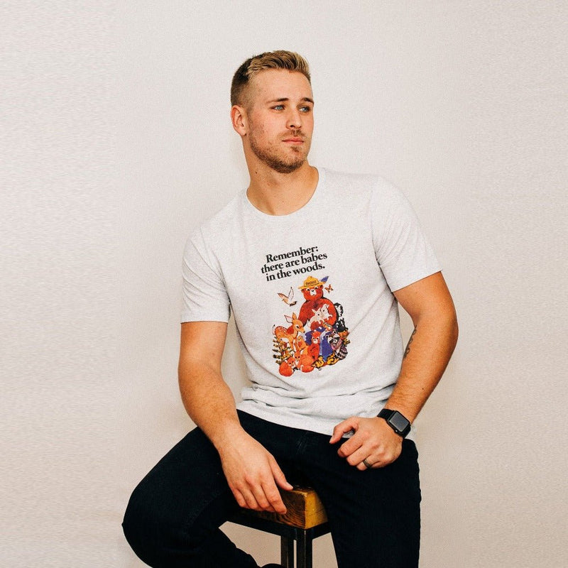 Load image into Gallery viewer, Smokey Bear Babes Crewneck Tee
