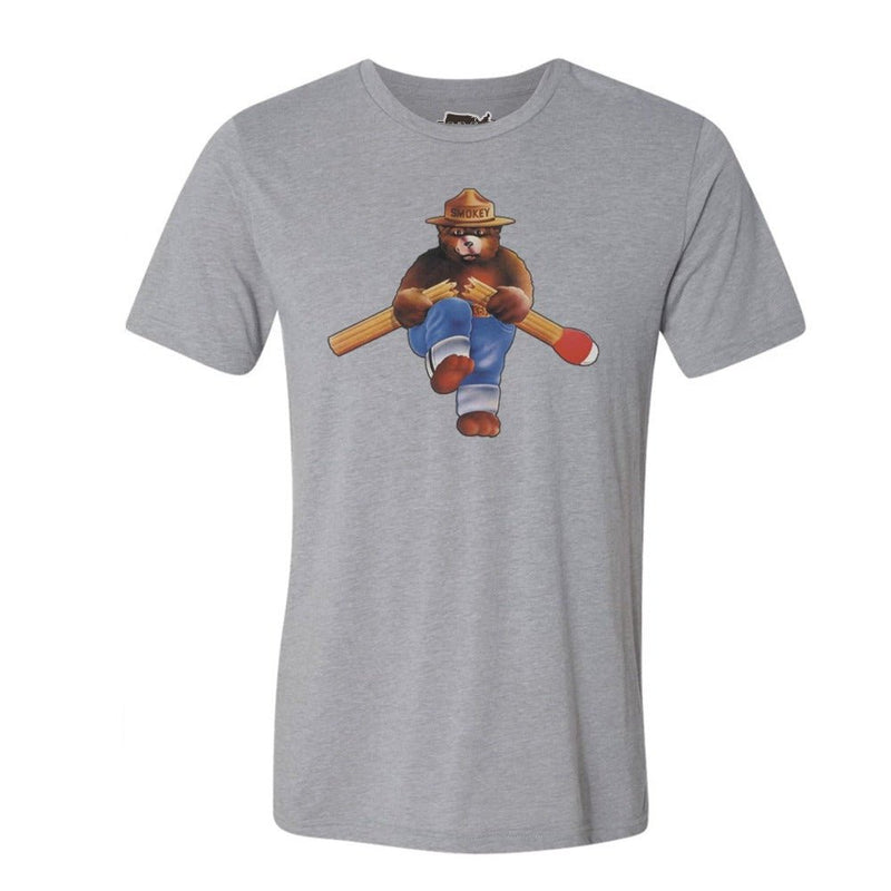 Load image into Gallery viewer, Smokey Bear Matchstick Crewneck Tee