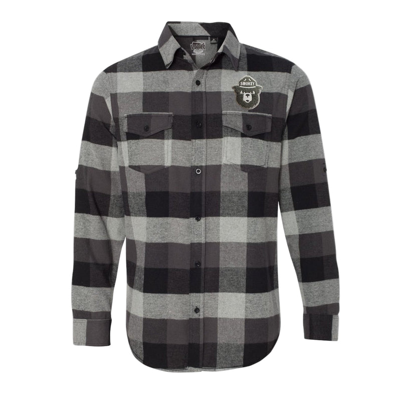 Load image into Gallery viewer, Smokey Bear Patch Flannel