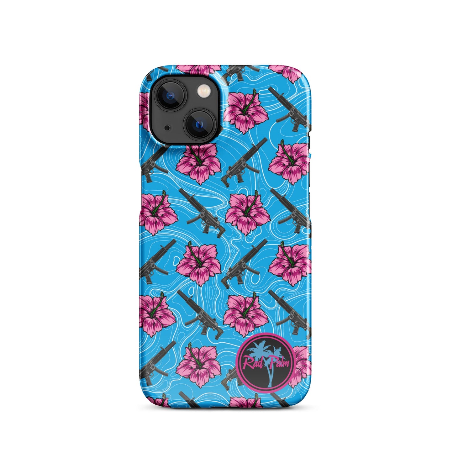 High Capacity Hibiscus Snap Case For iPhone®