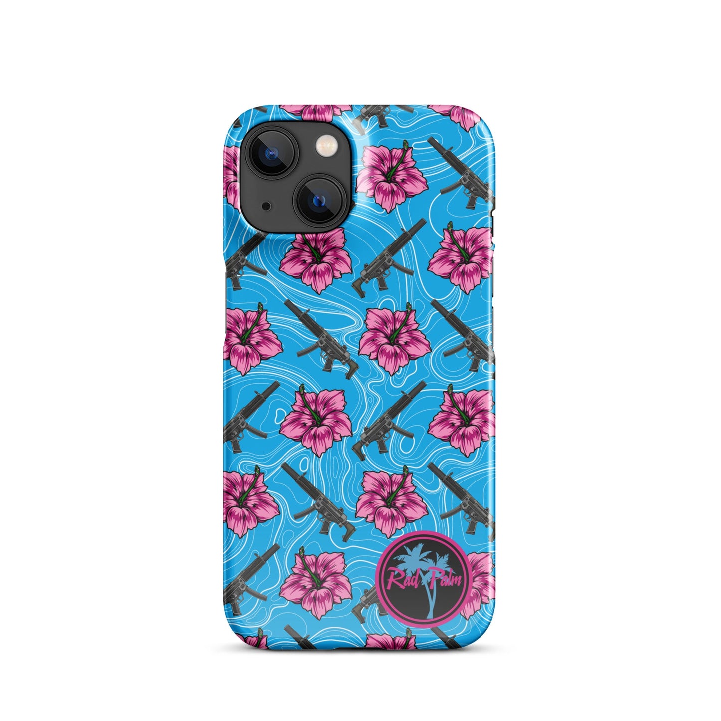 High Capacity Hibiscus Snap Case For iPhone®