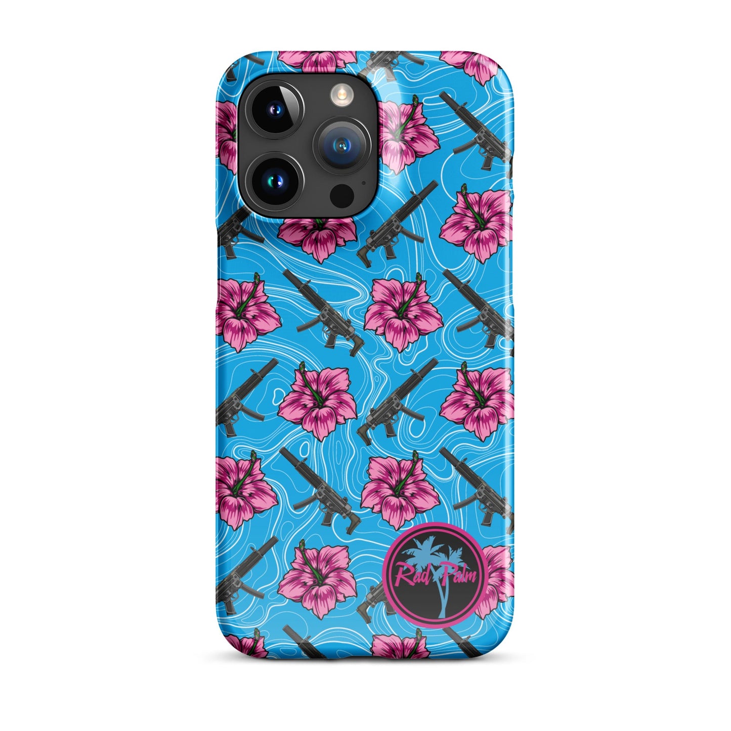 High Capacity Hibiscus Snap Case For iPhone®