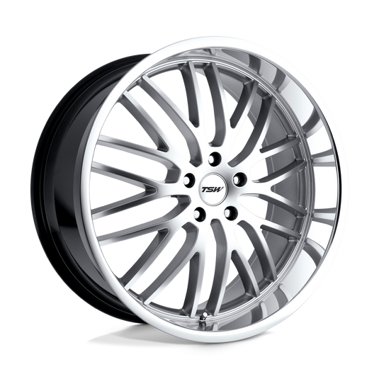 Tsw Snetterton Hyper Silver W/ Mirror Cut Lip