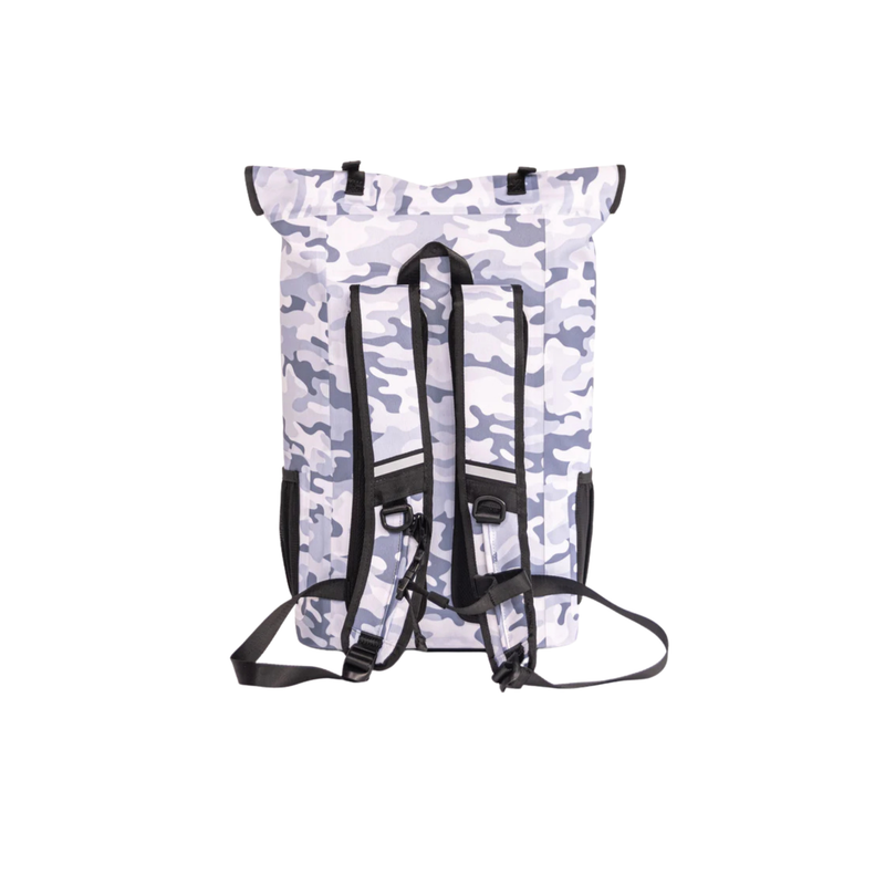 Load image into Gallery viewer, Waterproof Floating Backpack Cooler - Snow Camo