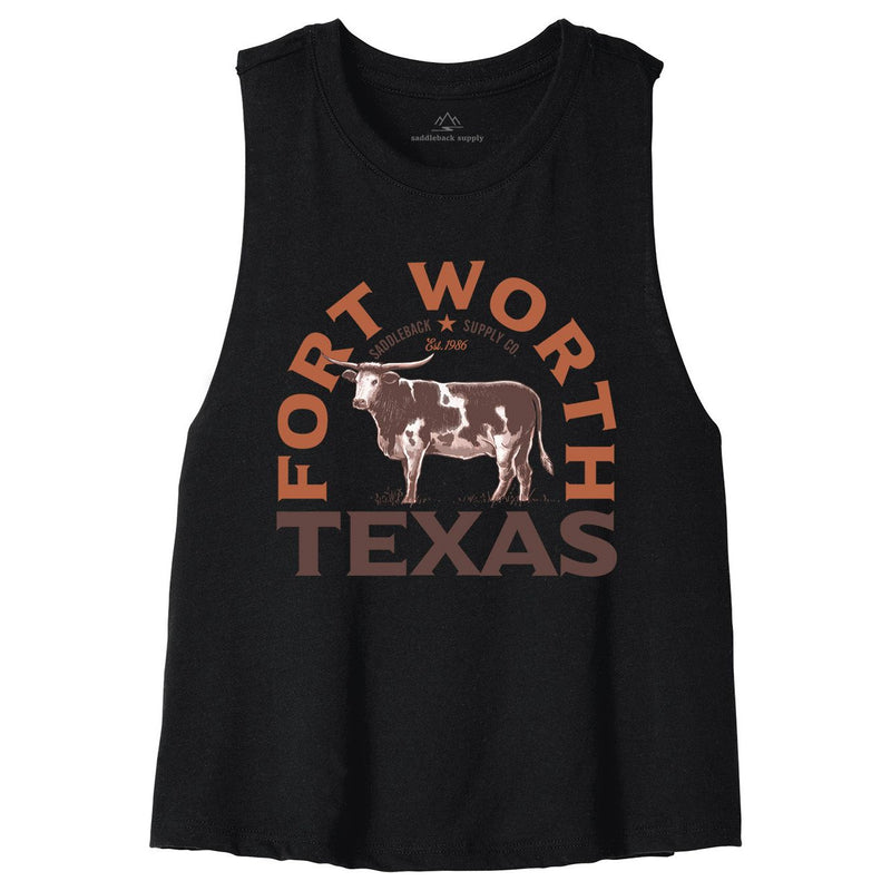 Load image into Gallery viewer, Texas Longhorn Crop Top