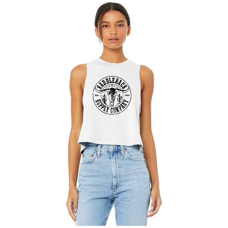 Load image into Gallery viewer, Desert Skull Crop Top