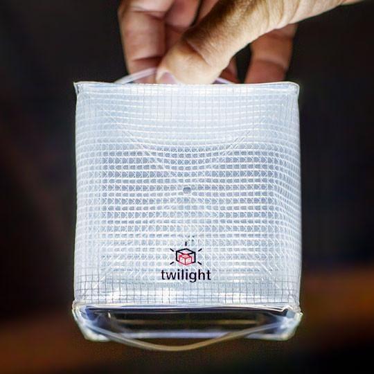 Load image into Gallery viewer, Twilight – Petite Origami Solar Lantern