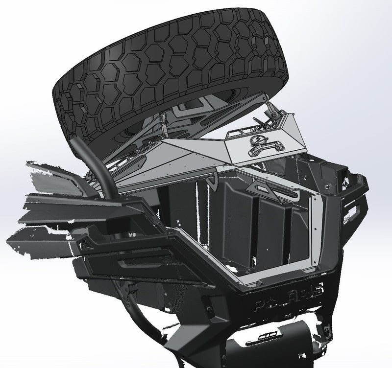 Load image into Gallery viewer, Elektric Offroad Volt Series Baja Bed Box for Polaris RZR Pro XP / Pro R / Turbo R