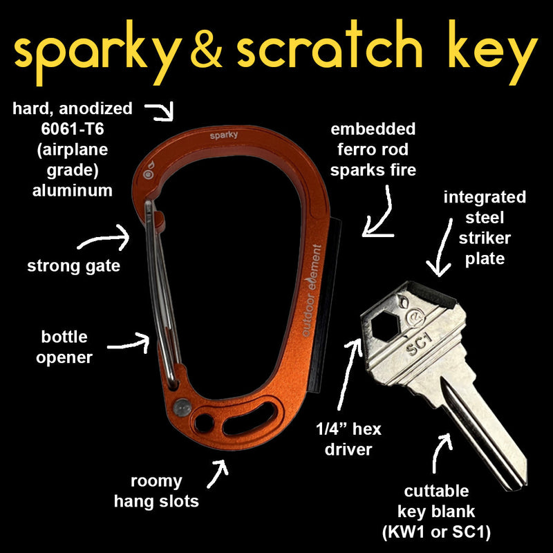 Load image into Gallery viewer, Sparky & Scratch Key