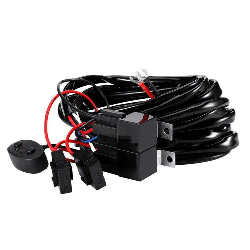 Load image into Gallery viewer, (1 Lead 14AWG for bar in 300W) Led Light Bar Wiring Harness with Fuse 40A Relay ON/Off Switch