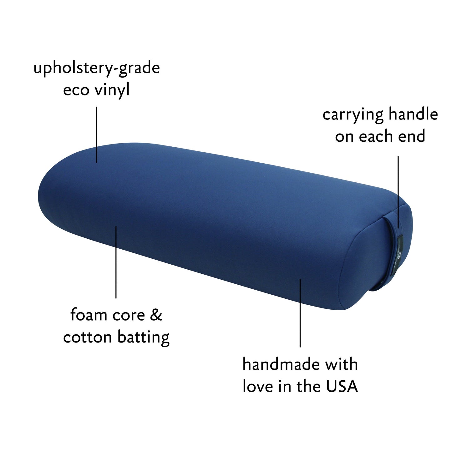 Standard Yoga Bolster - EZ Clean