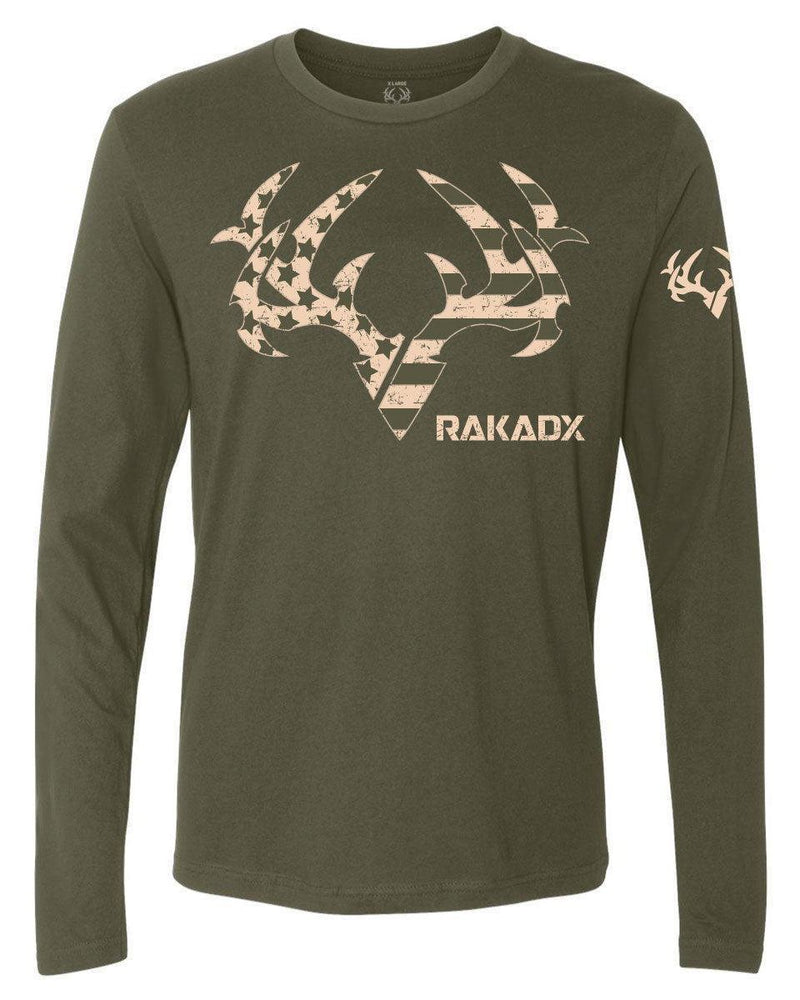 Load image into Gallery viewer, Star Spangled Rak Long Sleeve Tee