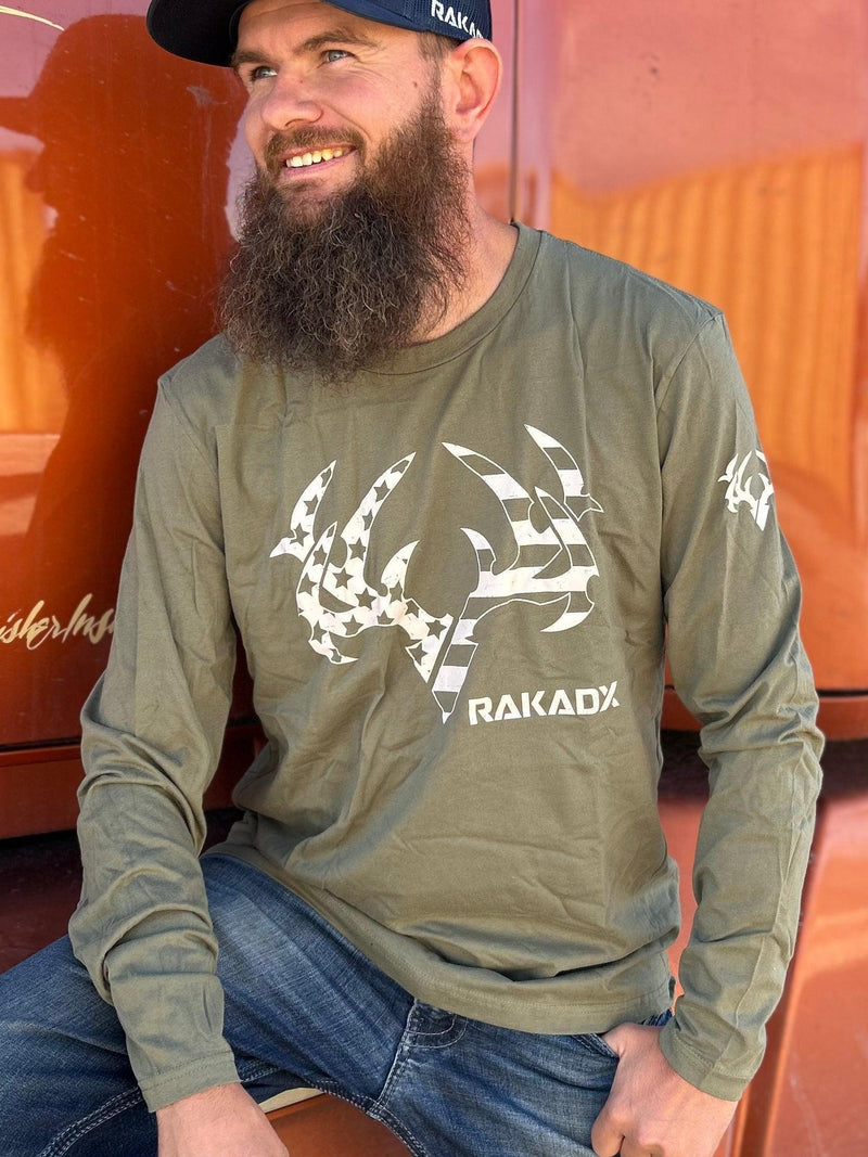 Load image into Gallery viewer, Star Spangled Rak Long Sleeve Tee