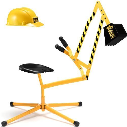 Stargo Sand Digger Kids Excavator Ride on Toy for Outdoor Sandbox Fun