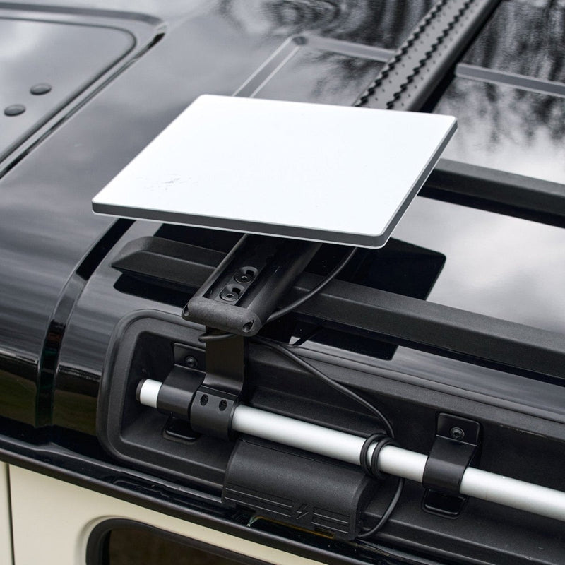 Load image into Gallery viewer, Starlink Mini Roof Rack Mount v2 – Universal Roof Rack Fit with Anti-Theft Kickstand