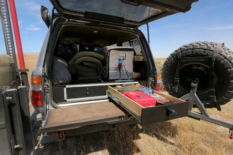 Load image into Gallery viewer, Stealth Sleep and Storage Package for Toyota Land Cruiser 1991-1997 80 Series - 43-3/8" W x 8" H x 40" D