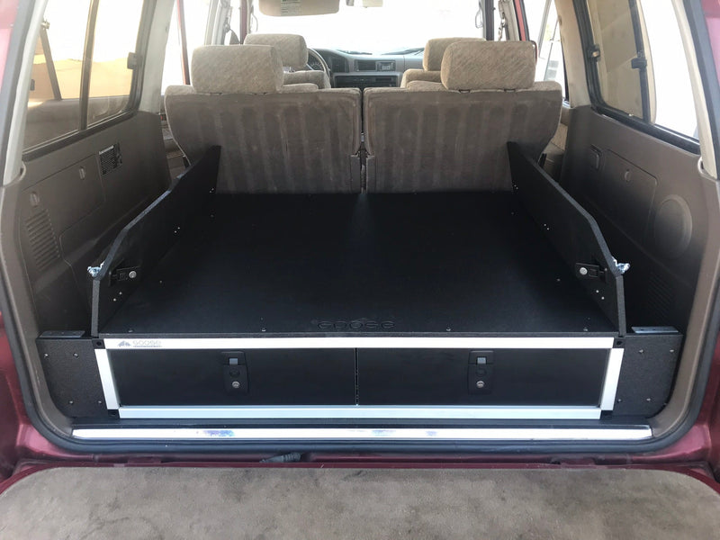 Load image into Gallery viewer, Stealth Sleep and Storage Package for Toyota Land Cruiser 1991-1997 80 Series - 43-3/8" W x 8" H x 40" D