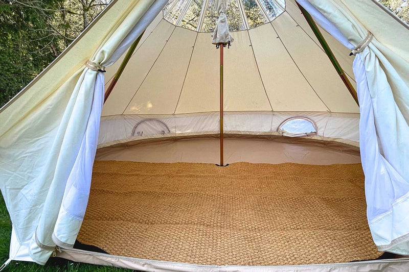 Load image into Gallery viewer, Coir Bell Tent Rug Half-Moon | 16' (5M)