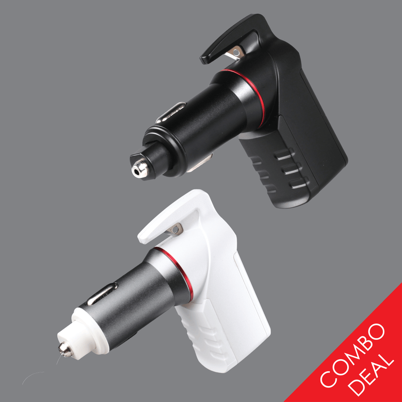 Load image into Gallery viewer, USB Car Charger Emergency Tool 2x Bundle Deal