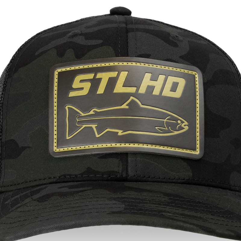Load image into Gallery viewer, STLHD Black Ops Multicam Snapback Trucker Hat