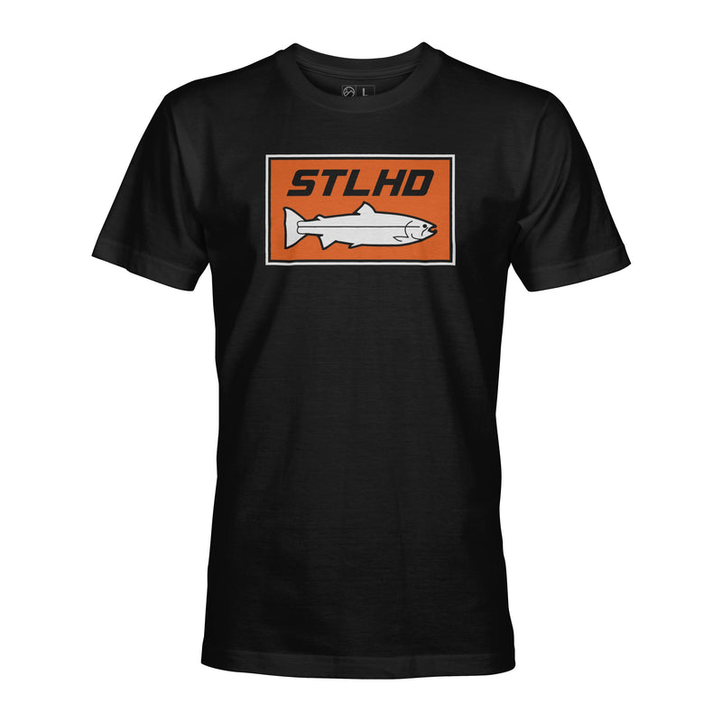 Load image into Gallery viewer, STLHD Men's Standard Logo Black T-Shirt