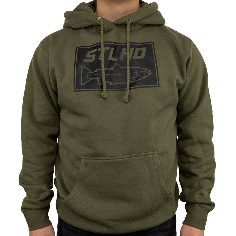 Load image into Gallery viewer, STLHD Men's Tidewater Army Green Premium Hoodie
