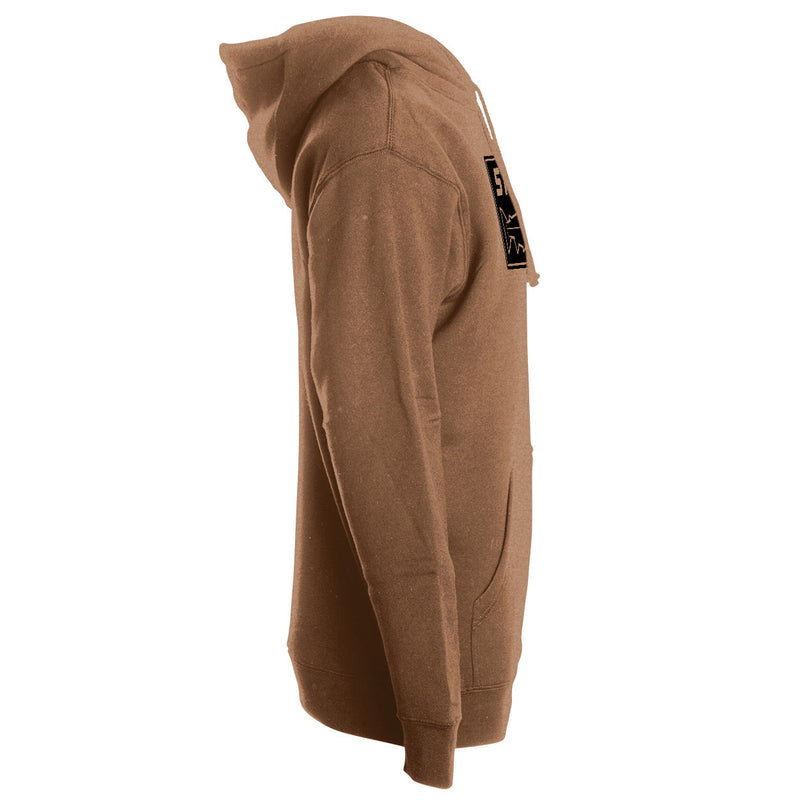 Load image into Gallery viewer, STLHD Men's Yuba River Saddle Brown Premium Hoodie