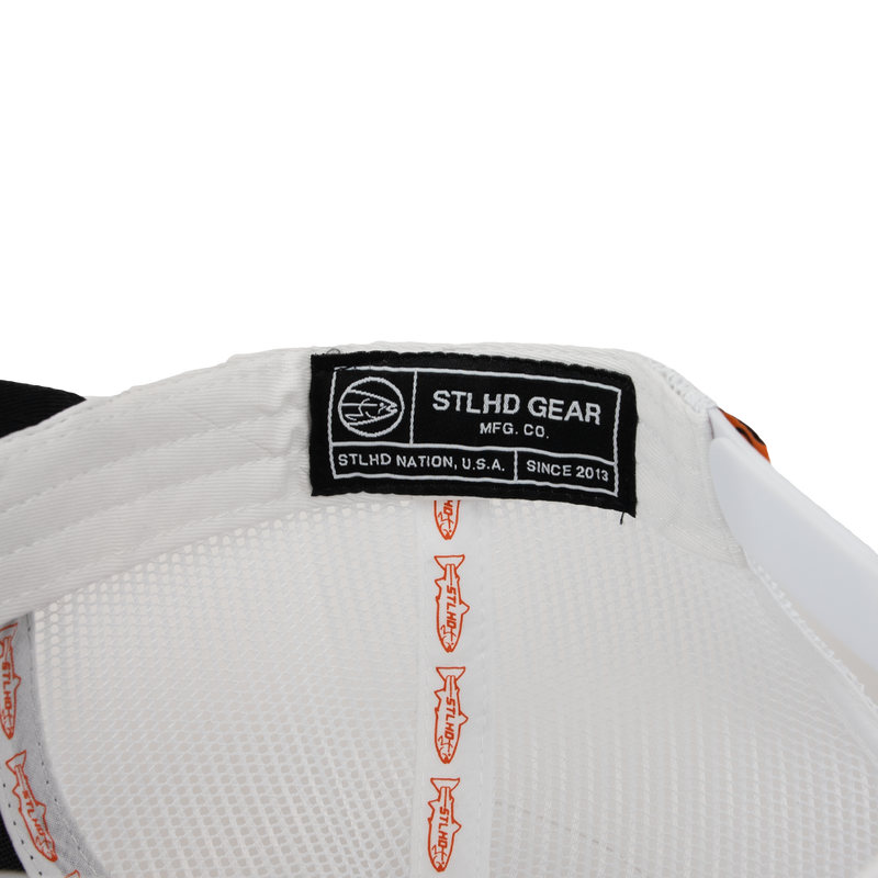 Load image into Gallery viewer, STLHD Standard White & Black Trucker Hat