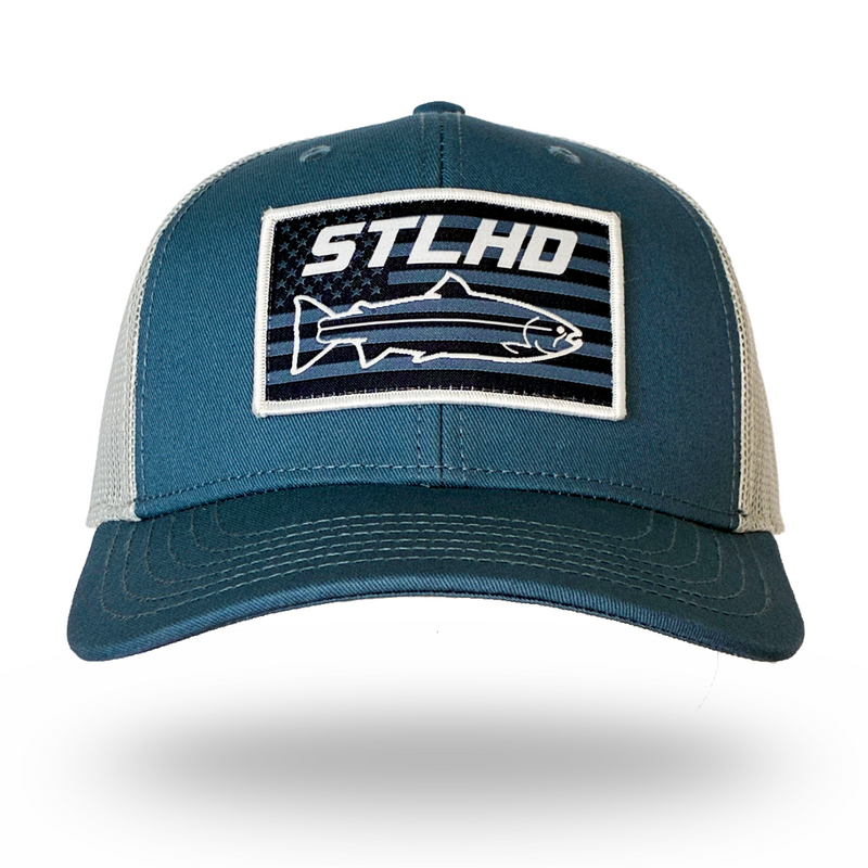 Load image into Gallery viewer, STLHD Stars & Stripes Trucker