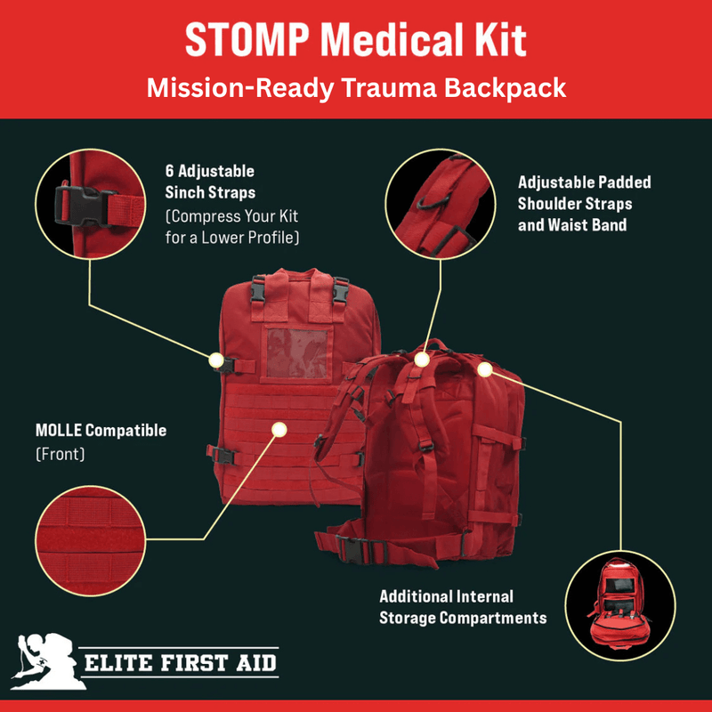 Load image into Gallery viewer, STOMP Medical Backpack | Fully Stocked