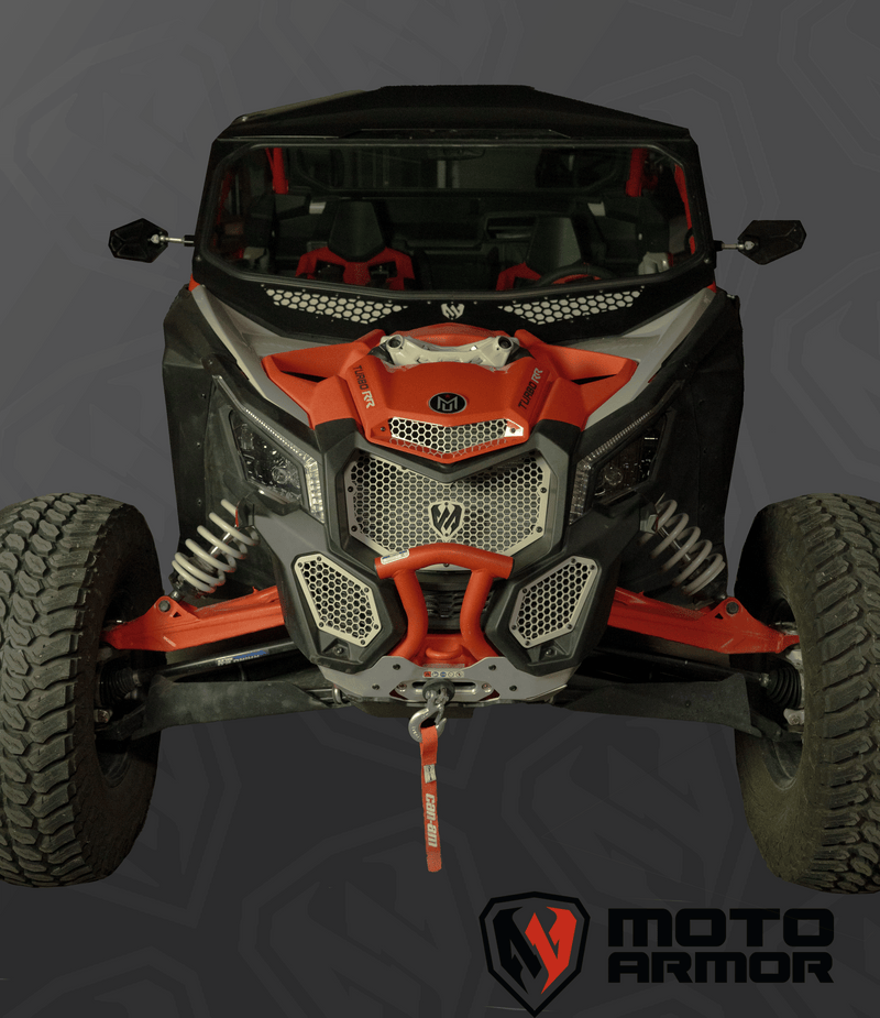Load image into Gallery viewer, Moto Armor Maverick X3 Radiator Grill Set