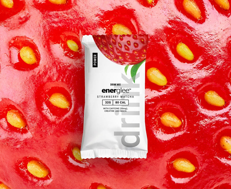 Load image into Gallery viewer, Strawberry Matcha Creatine Power Drink w/Adaptogens