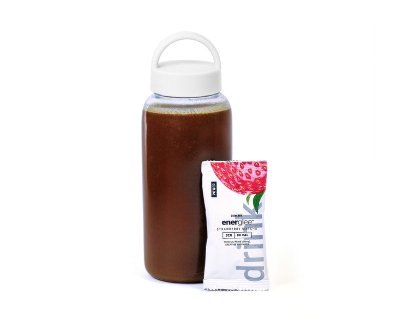 Load image into Gallery viewer, Strawberry Matcha Creatine Power Drink w/Adaptogens