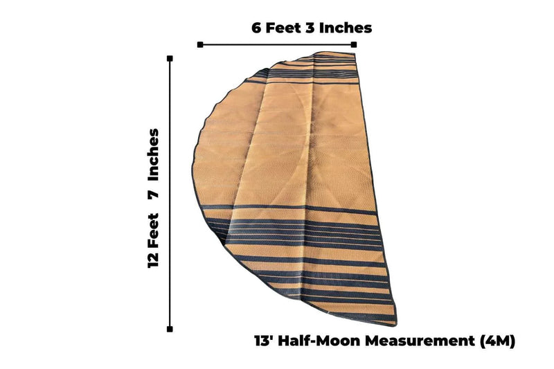 Load image into Gallery viewer, Striped Bell Tent Floor Matting Cover | 13' (4M) Size