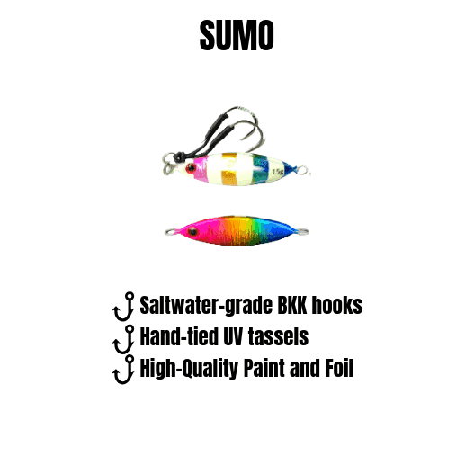 Load image into Gallery viewer, Sumo & Mercenary Micro Slow Pitch Jig – 4-Pack – 10g & 15g