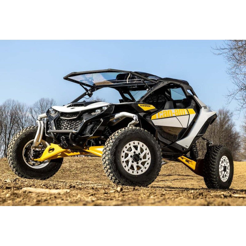 Load image into Gallery viewer, SuperATV 2024+ Can-Am Maverick R Maxdrive Power Flip Windshield
