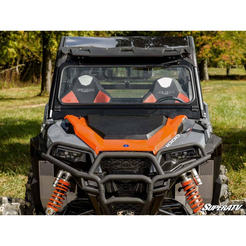 Load image into Gallery viewer, SuperATV - 2020+ Polaris General XP 1000 Flip-Down Glass Windshield